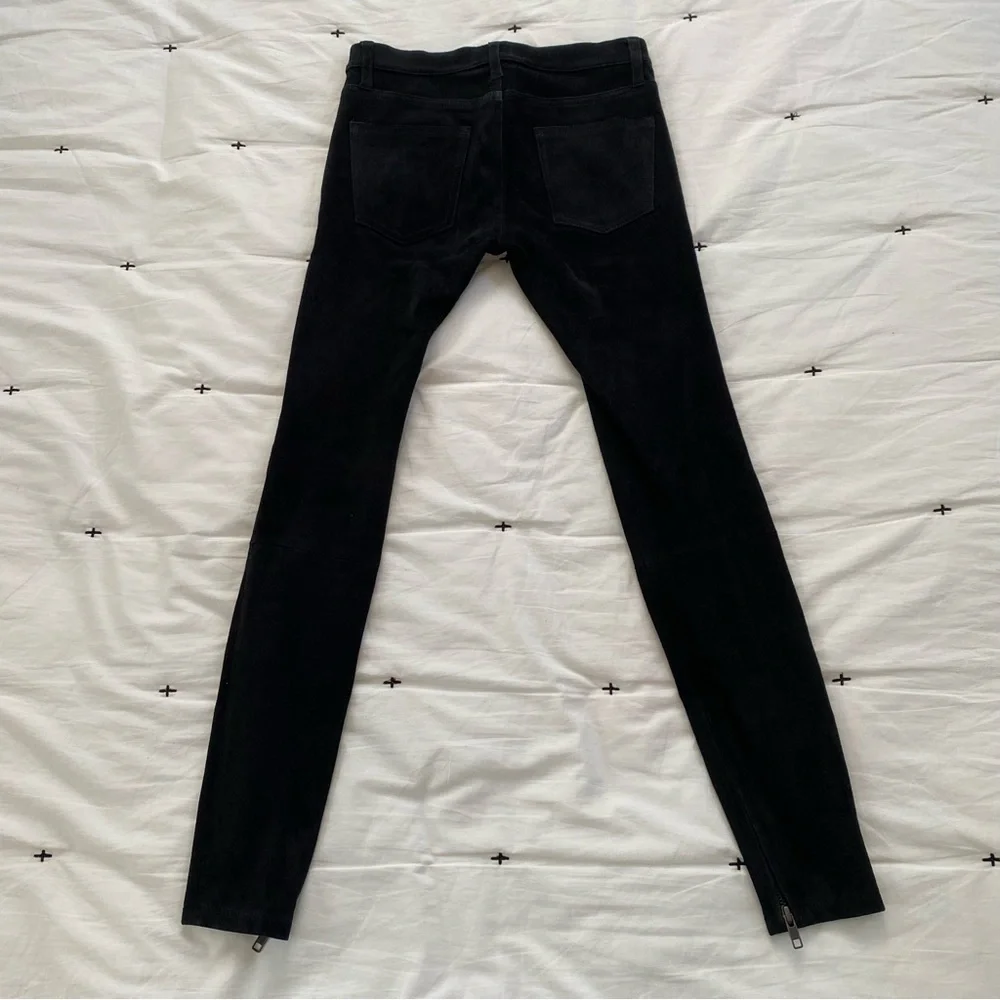 CURRENT/ELLIOTT The Silverlake Zip Suede Skinny Jeans Size 24 LIKE NEW - Picture 4 of 10